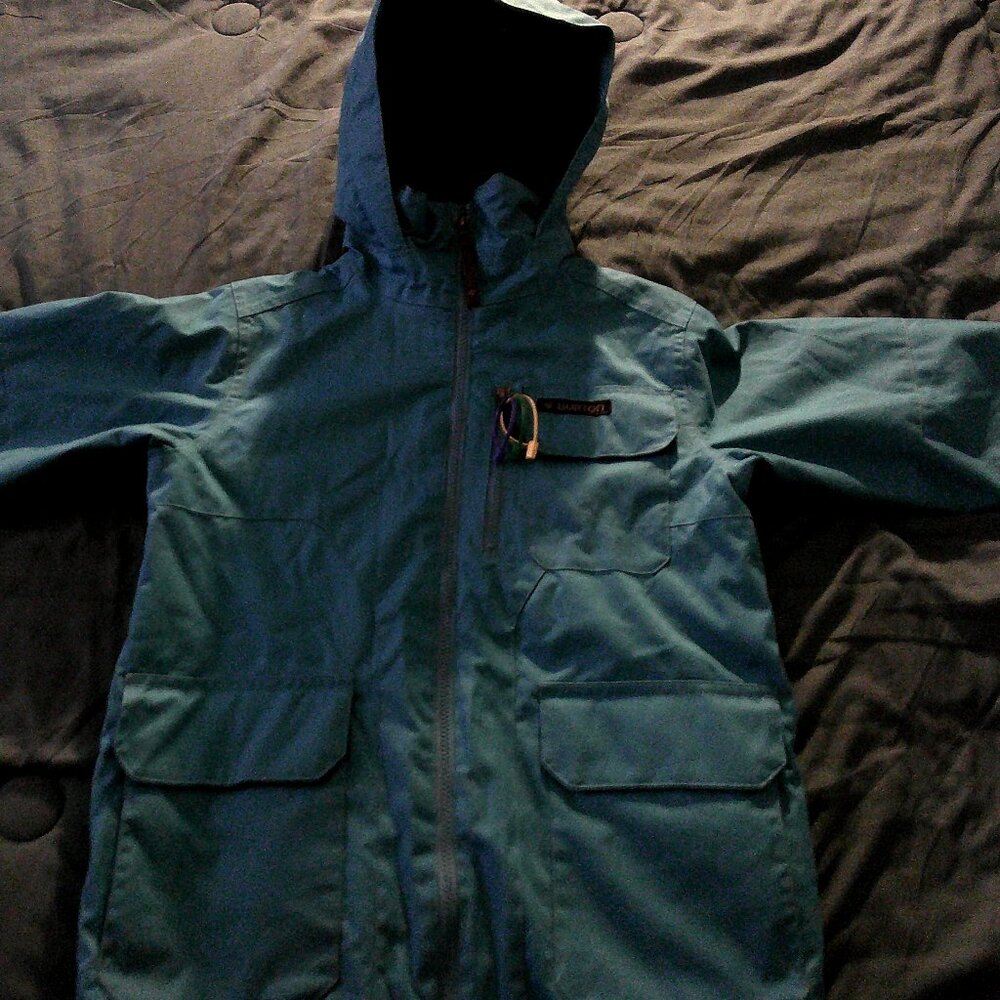 Burton Mens XXS or L Youth Outdoor Winter/Snowboard/Ski Coat/Jacket  Teal